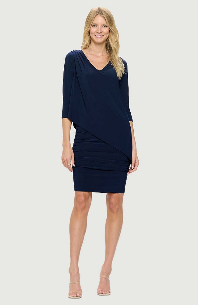 3/4 Sleeve Versatile Tunic Dress